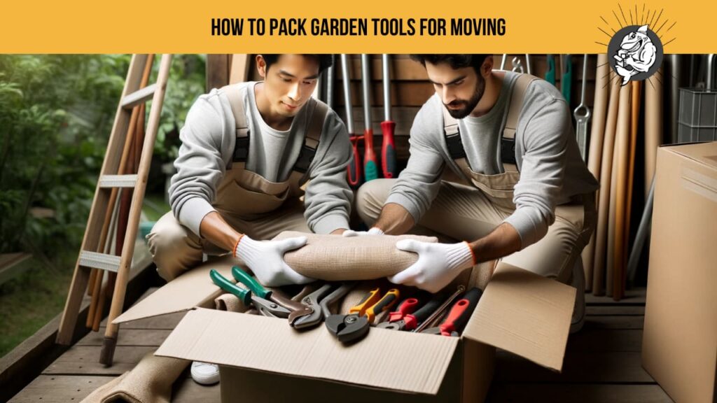 How to pack gardening tools
