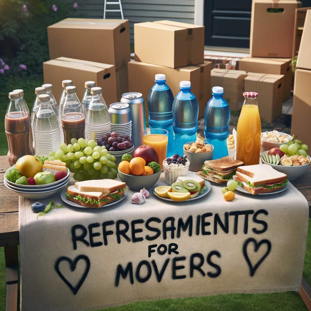Moving Tip: Provide refreshments to movers