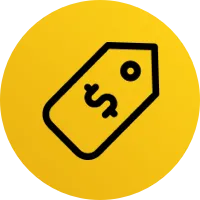 No hidden fees icon