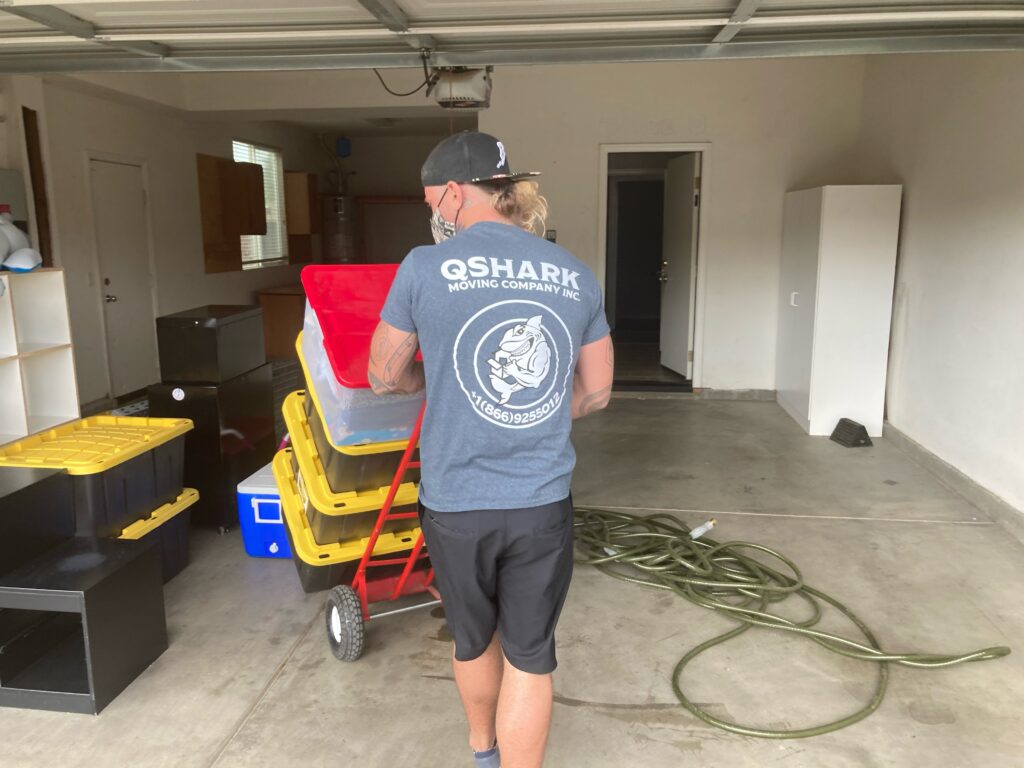 Moving day, packing and loading
