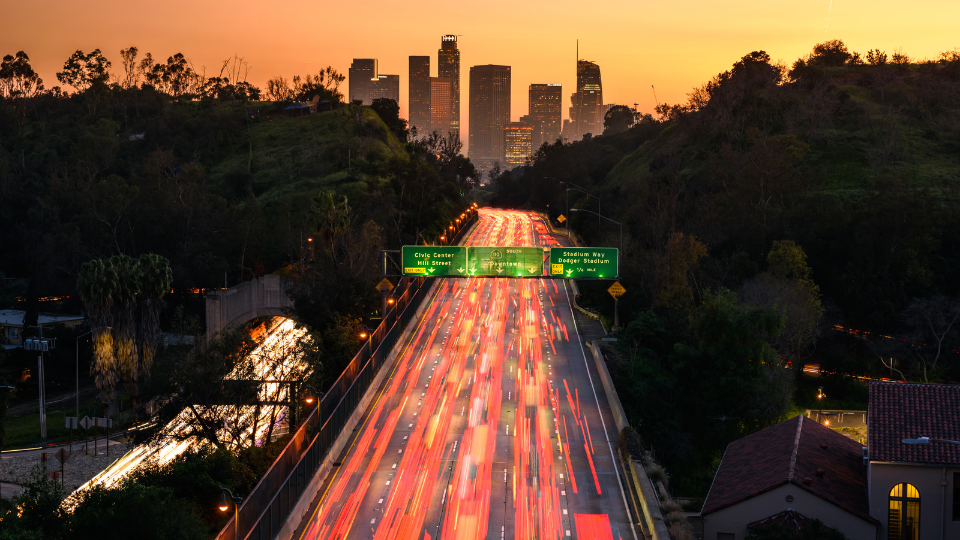 a picture of los angeles city