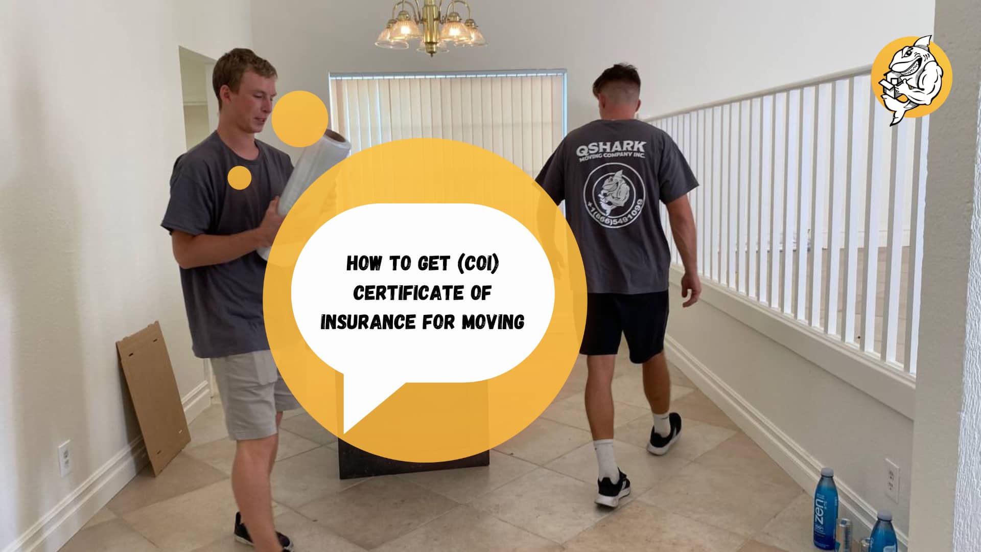 COI for Moving in 2026: How to Get a Certificate of Insurance Fast | QShark Moving