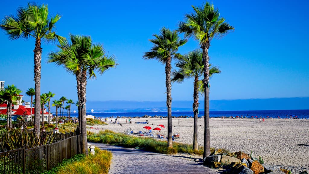 San diego beach