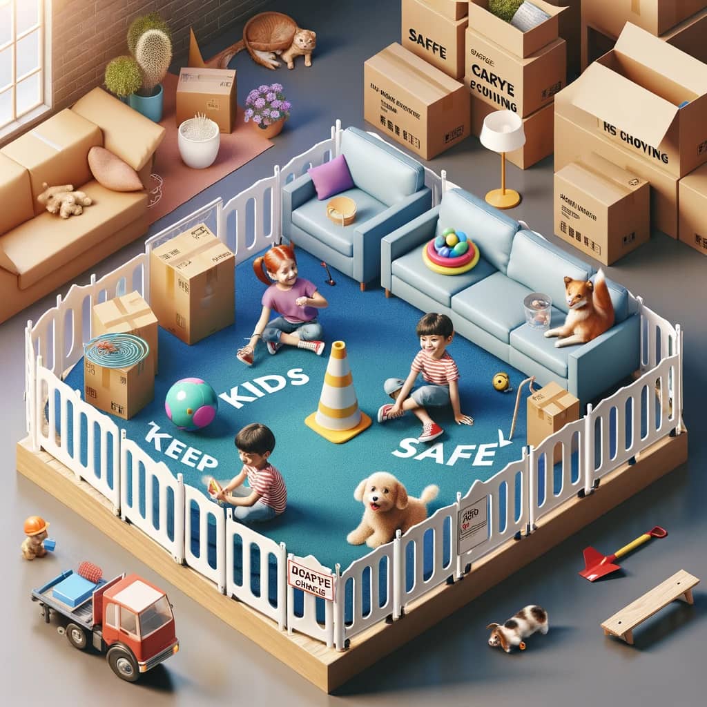 Moving Tip: Keep Kids and Pets Safe