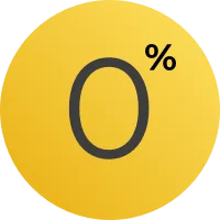 As low as 0% icon