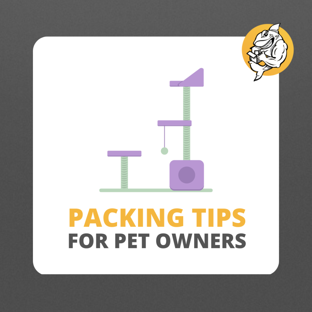 Packing tips, be prepared to make adjustments when moving with furry friends