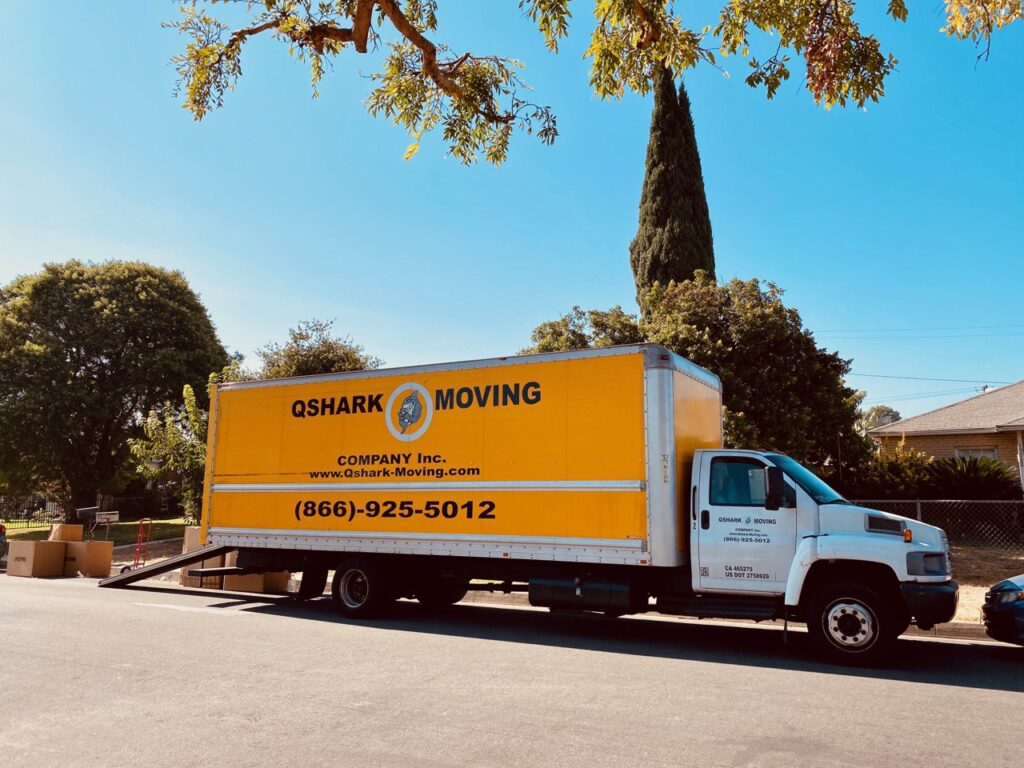 A view of the Qshark Moving Company San Diego, located in the city of San Diego, California