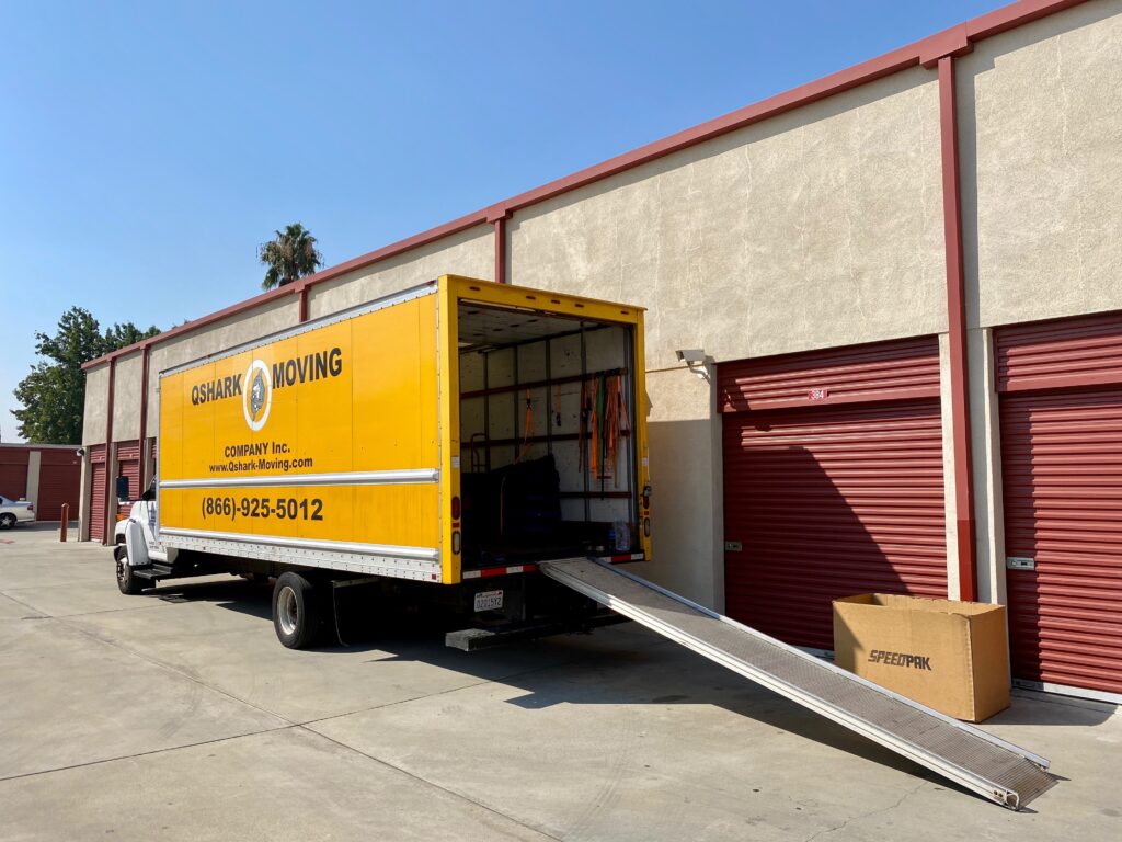 Moving Truck, loading storage