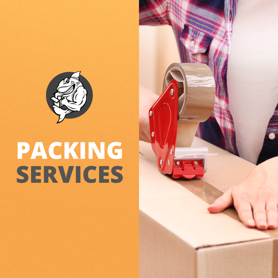 Packing services by Qshark Moving Company, professional and reliable