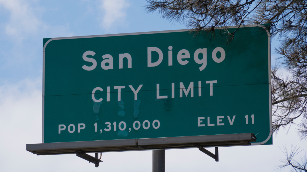 San Diego City Limit