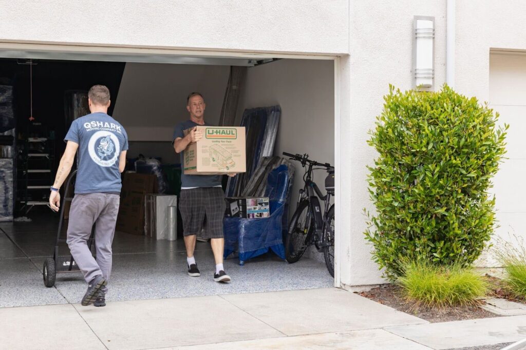 Qshark professional movers at work